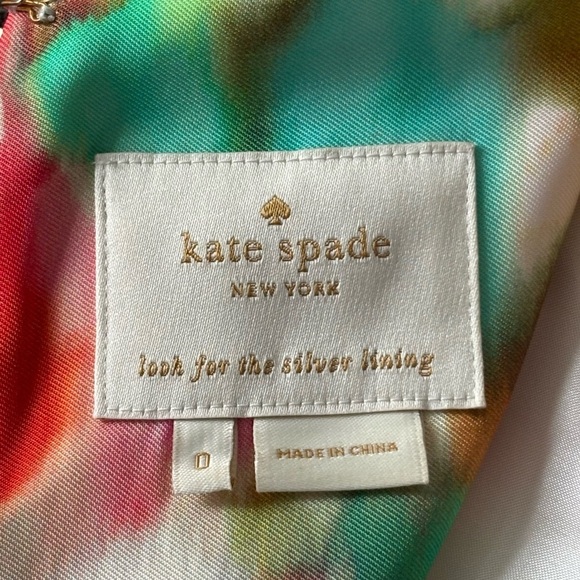 Kate Spade Sz 0 Floral Classy Dress Lined Designer - Picture 11 of 16